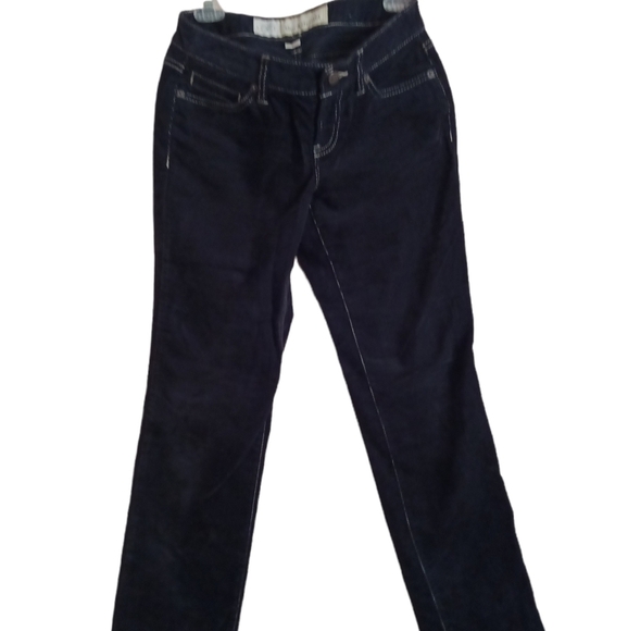 LOFT BLACK COURDROY SLIM & STRAIGHT - Picture 1 of 9